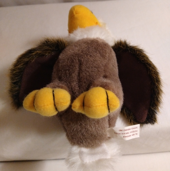 LOGO BEAR BALD EAGLE STUFFED ANIMAL - Picture 5 of 6